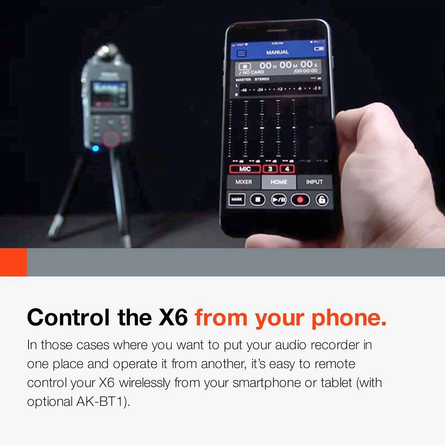 ضبط کننده صدای پرتابل 32 بیتی Tascam Portacapture X6 ضبط کننده صدای پرتابل 32 بیتی Tascam Portacapture X6