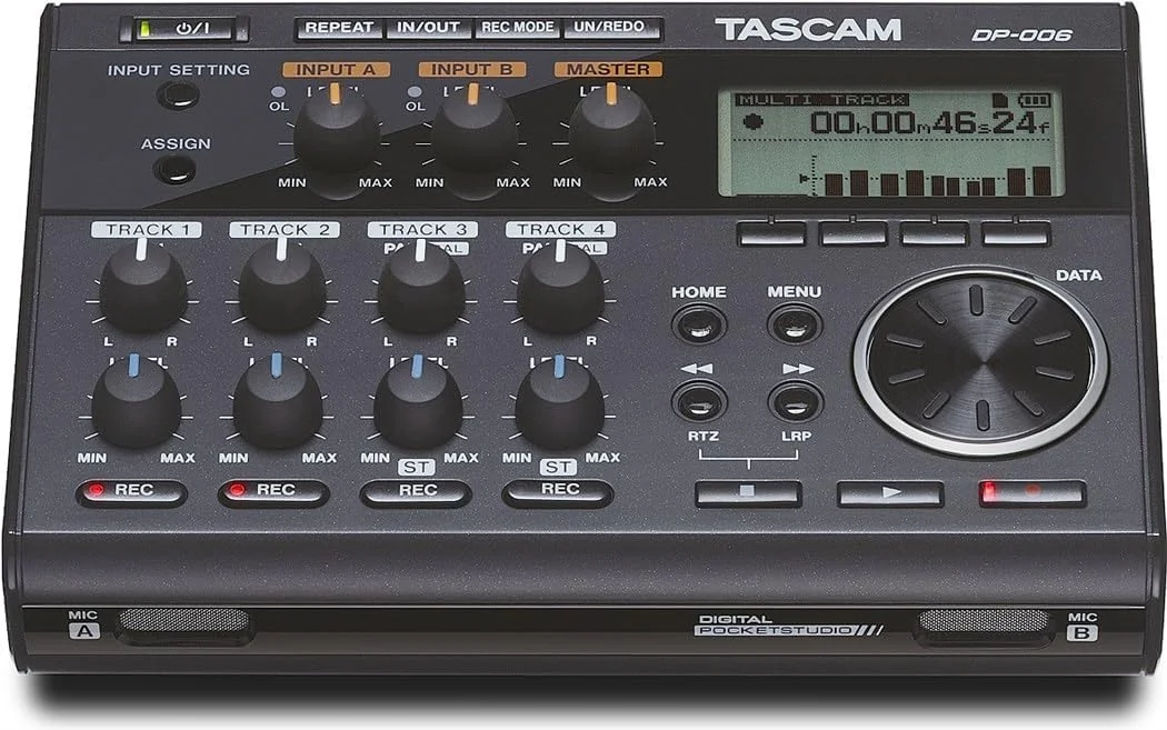 Tascam DP-006 – استودیوی جیبی دیجیتال 6 تراکه