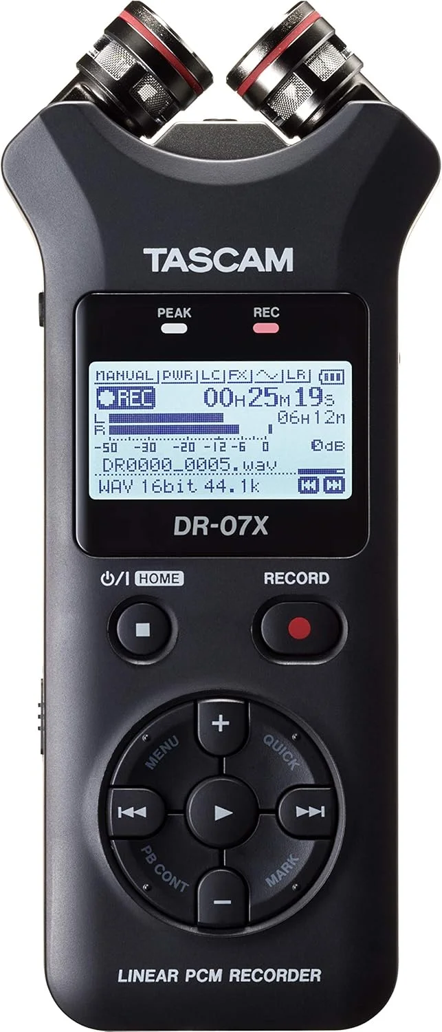 ضبط کننده صدای قابل حمل Tascam DR-07X ضبط کننده صدای قابل حمل Tascam DR-07X