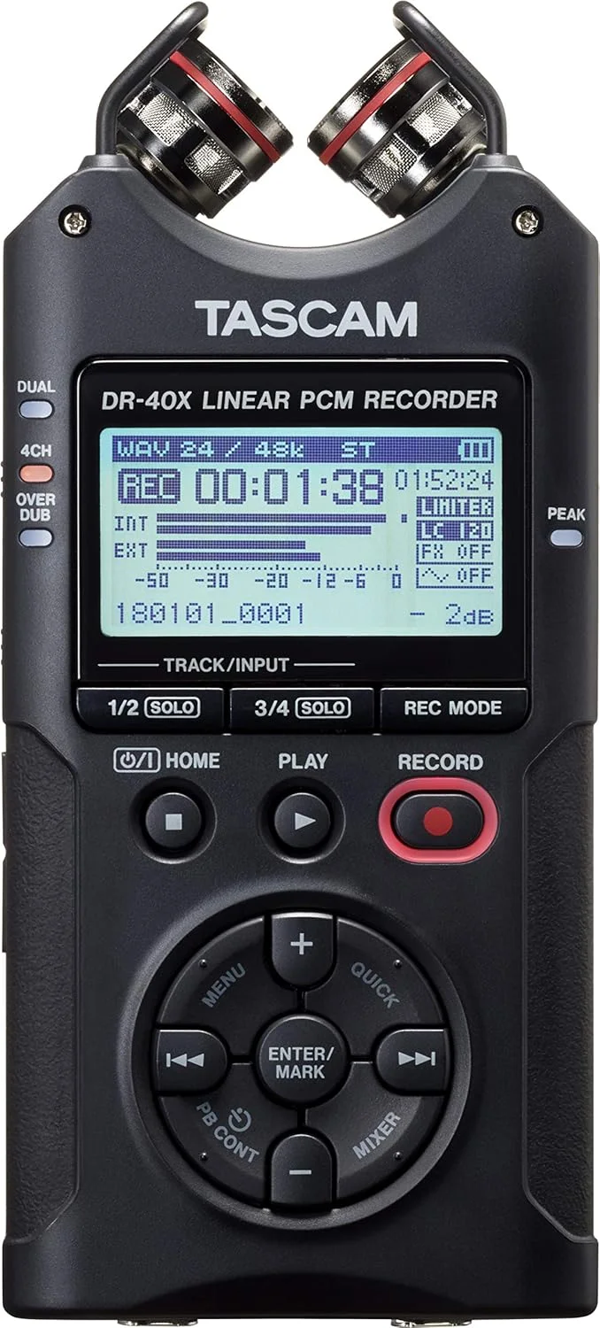 ضبط کننده صدای 4 کاناله قابل حمل Tascam DR-40X
