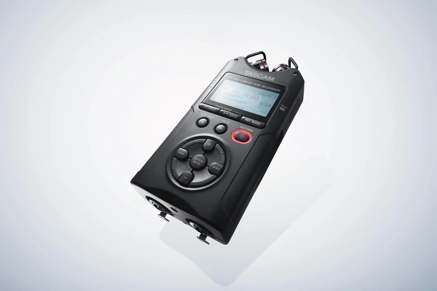 ضبط کننده صدای 4 کاناله قابل حمل Tascam DR-40X ضبط کننده صدای 4 کاناله قابل حمل Tascam DR-40X