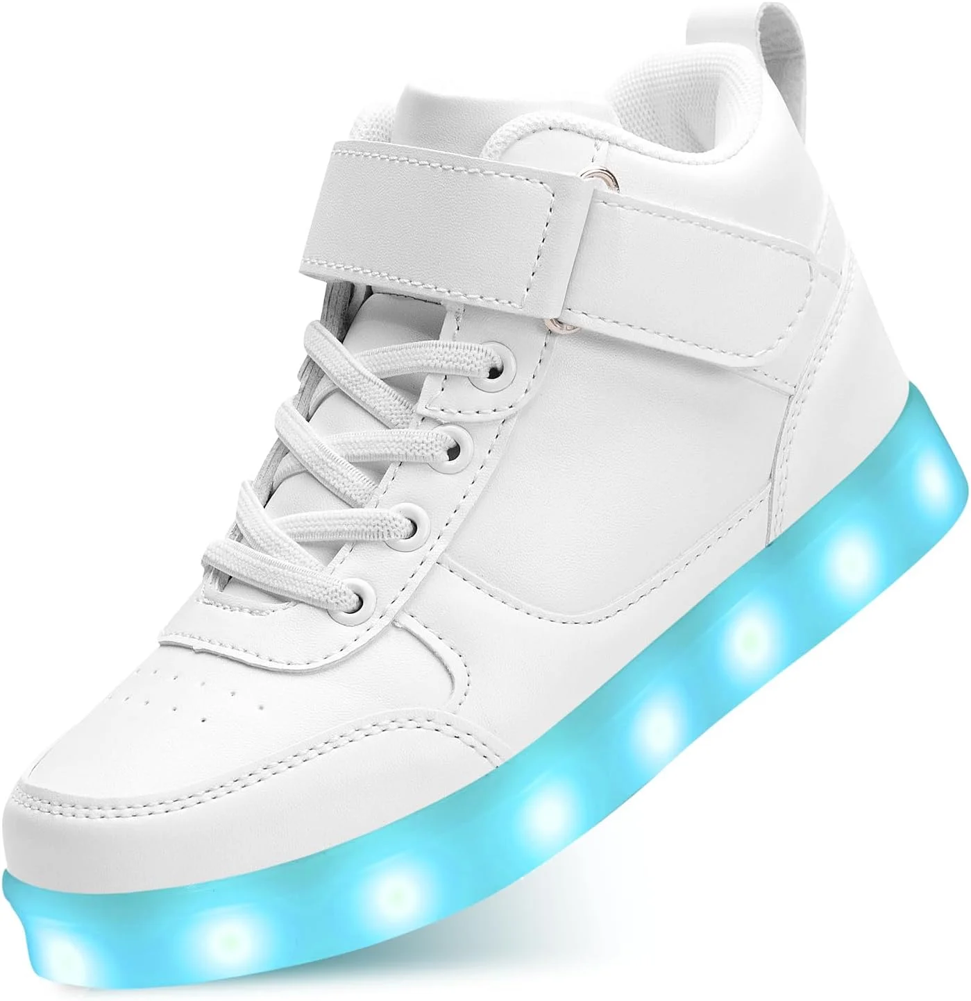کفش های چراغ دار LED TUOBENHAP برای کودکان، شارژی USB، درخشان و نورانی برای پسران، دختران، کودکان نوپا و خردسال