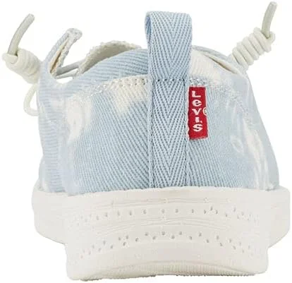 کفش اسنیکر لیزری Levi's Kids Newt TD CVS Slip-on Unisex با طرح تایلندی، آبی، سایز 11 کودکانه