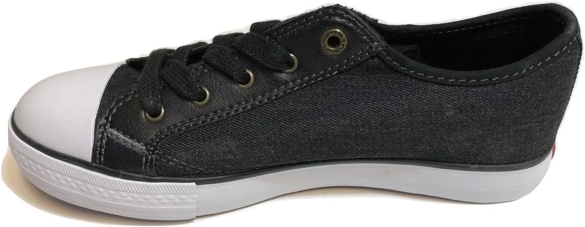 کفش کتانی پسرانه لیوایز بچه گانه مدل Stan Buck C مشکی جین، سایز (4) کفش کتانی پسرانه لیوایز بچه گانه مدل Stan Buck C مشکی جین، سایز (4)