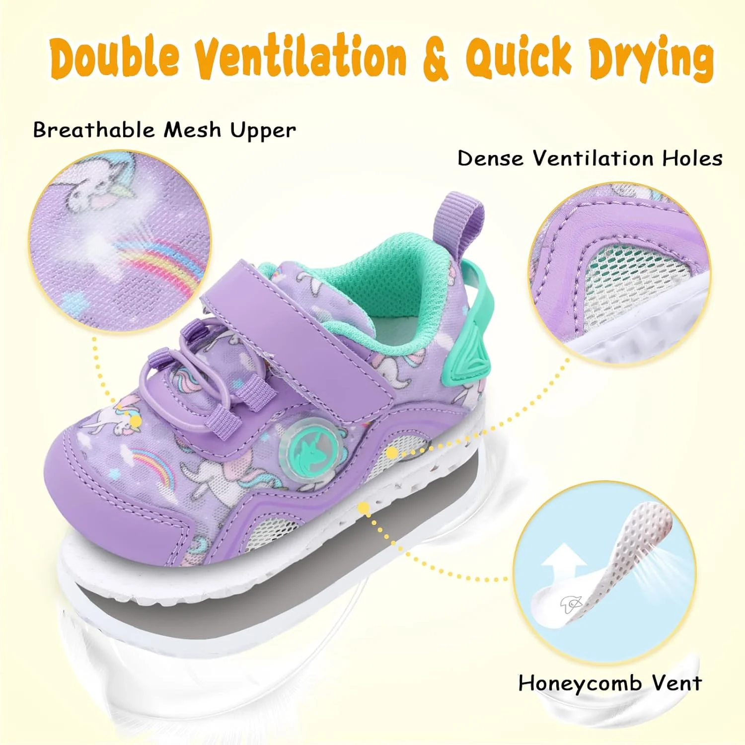 کفش های مخصوص نوپا LeIsfIt، کفش های کتانی پسرانه و دخترانه، کفش های پیاده روی پابرهنه کودکان، کفش های تنیس توری سبک وزن