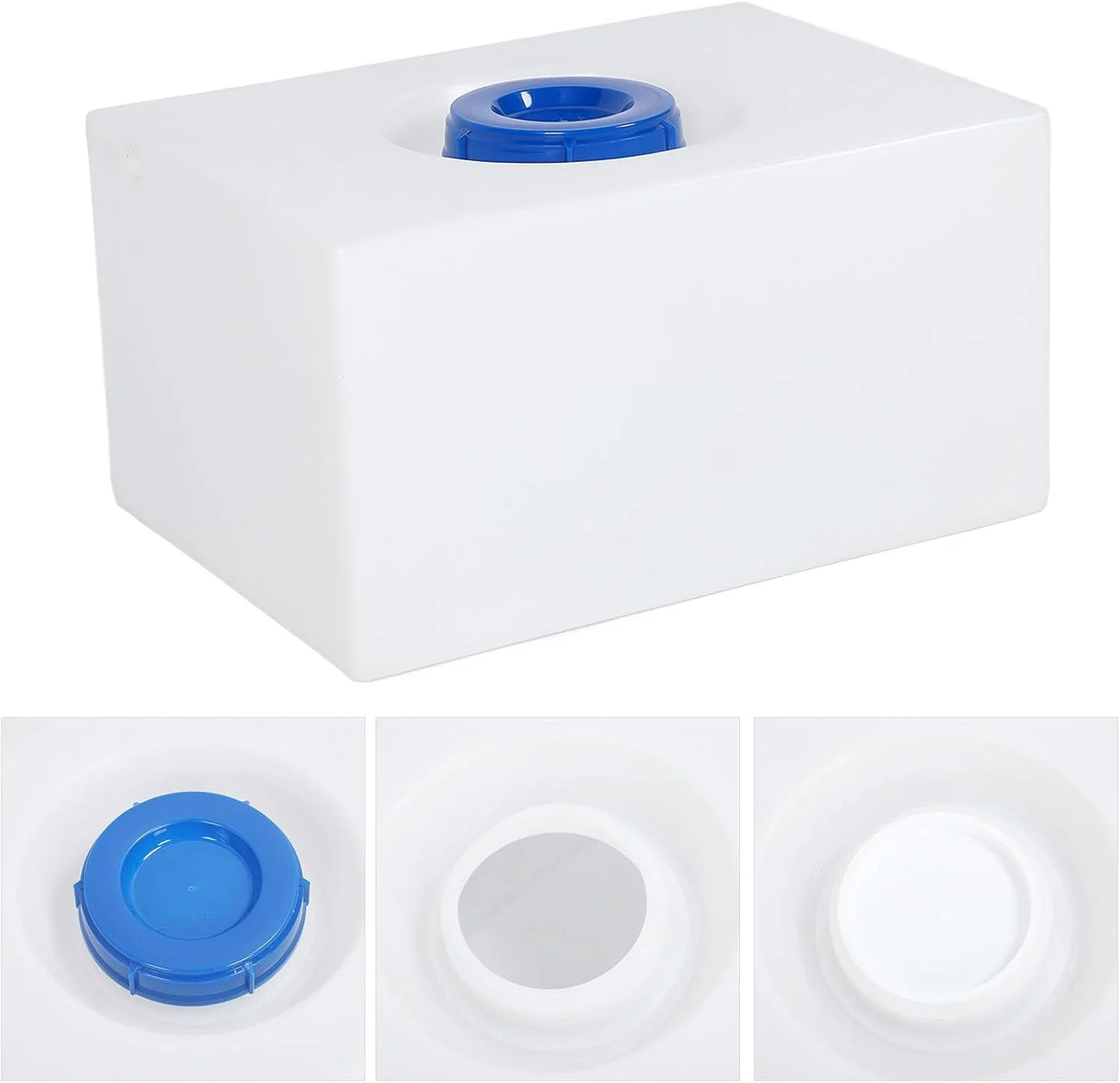 مخزن آب 17 گالنی RV Depisuta، مخزن آب ضد نشت RV، ابعاد 54.5x39.5x29.5 سانتی متر، مخزن ذخیره سازی LLDPE با گرید غذایی برای تریلر، قایق، و قایق تفریحی