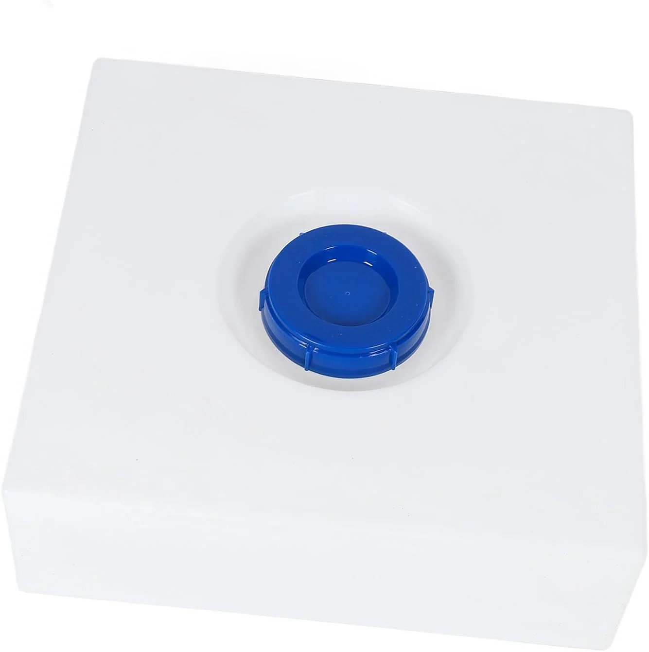 مخزن آب RV Asixxsix، مخزن نگهداری آب 14 گالنی 57.5x54.5x19 سانتی متر LLDPE خاکستری قابل حمل با ورودی پهن 13 سانتی متری برای کمپینگ، تریلر، RV
