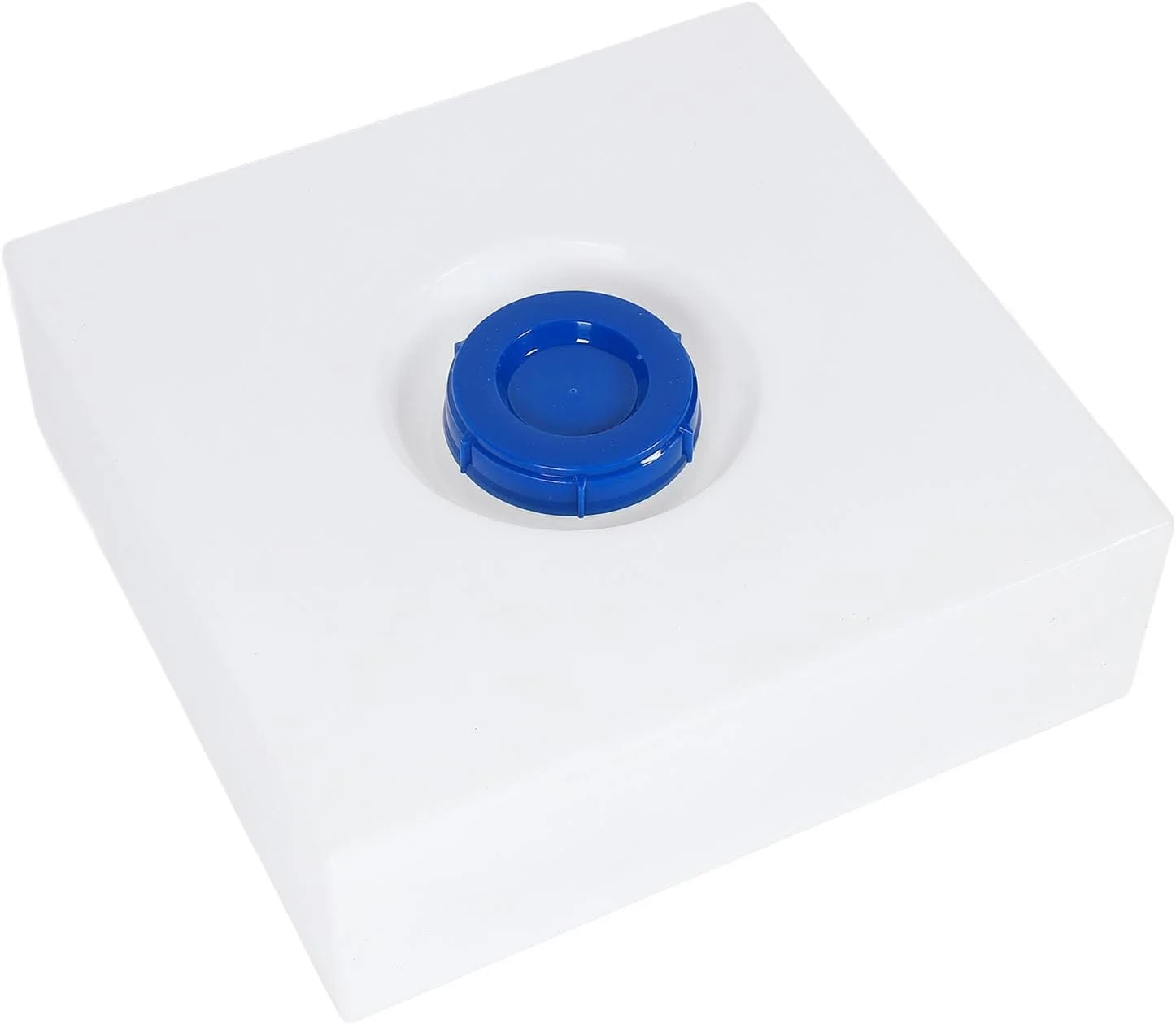مخزن آب RV Asixxsix، مخزن نگهداری آب 14 گالنی 57.5x54.5x19 سانتی متر LLDPE خاکستری قابل حمل با ورودی پهن 13 سانتی متری برای کمپینگ، تریلر، RV
