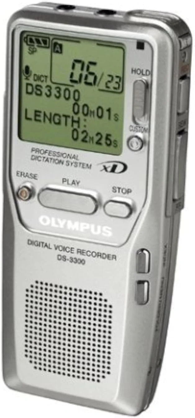 Olympus DS-3300 - ضبط کننده صدای دیجیتال - فلش 32 مگابایت