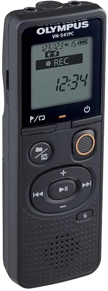 ضبط کننده صدای دیجیتال Olympus VN-541 PC با میکروفون همه جهته، ضبط با یک لمس، حذف نویز، انتخاب آسان صحنه، فیلتر برش پایین خودکار و حافظه 4 گیگابایتی، مشکی ضبط کننده صدای دیجیتال Olympus VN-541 PC با میکروفون همه جهته، ضبط با یک لمس، حذف نویز، انتخاب آسان صحنه، فیلتر برش پایین خودکار و حافظه 4 گیگابایتی، مشکی