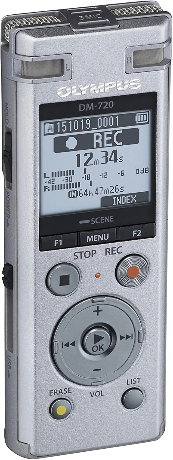 کیت ضبط جلسات کوچک Olympus DM-720 به همراه میکروفون های Boundary