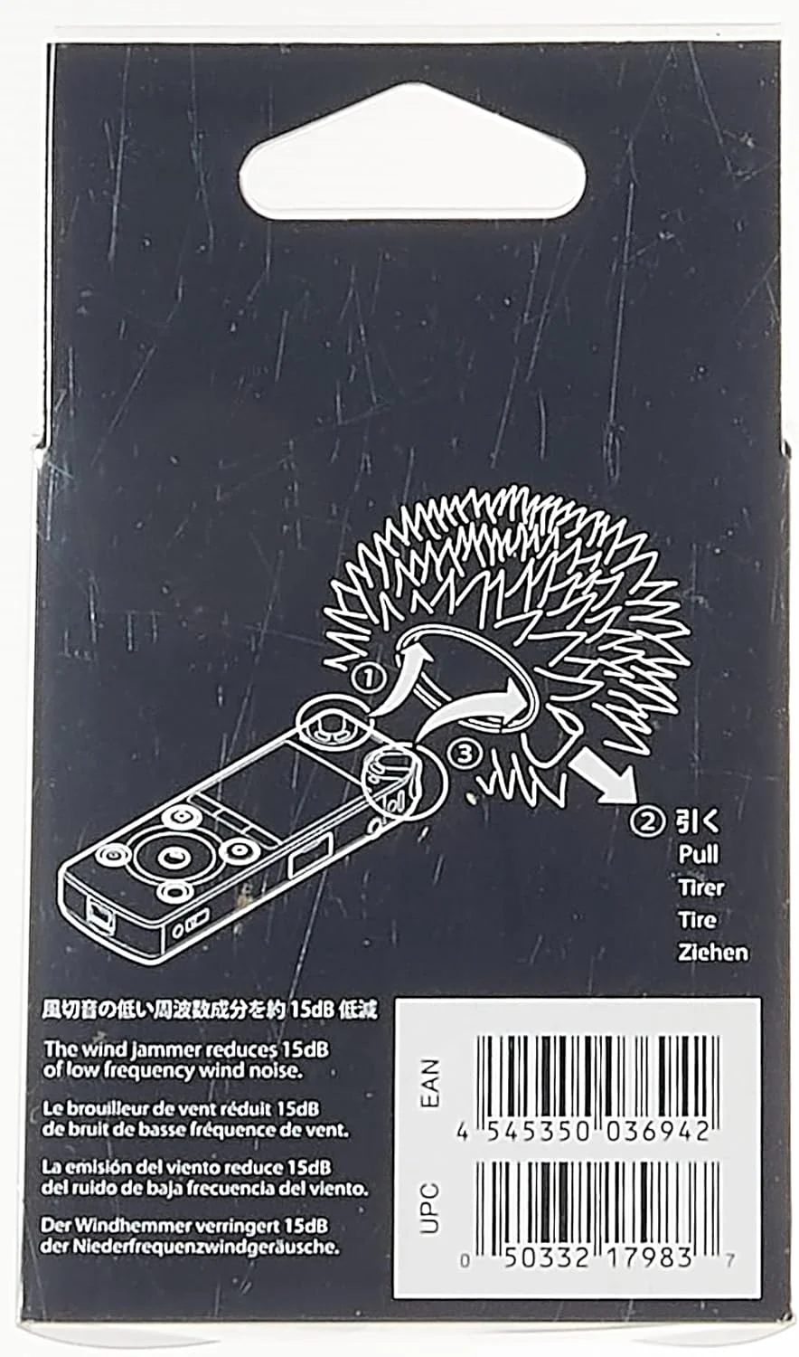 بادگیر میکروفون Olympus WJ-2 برای میکروفون های Olympus LS-3/ DM-650/ DM-670
