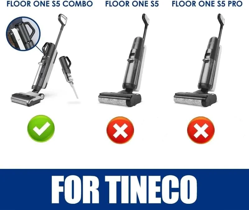 مخزن آب تمیز/کثیف سازگار با قطعات جایگزین جاروبرقی خشک/مرطوب Tineco FLOOR ONE S5 COMBO/2.0 slim، لوازم جانبی مخزن آب تمیز و مخزن آب کثیف (A (مخزن آب تمیز))