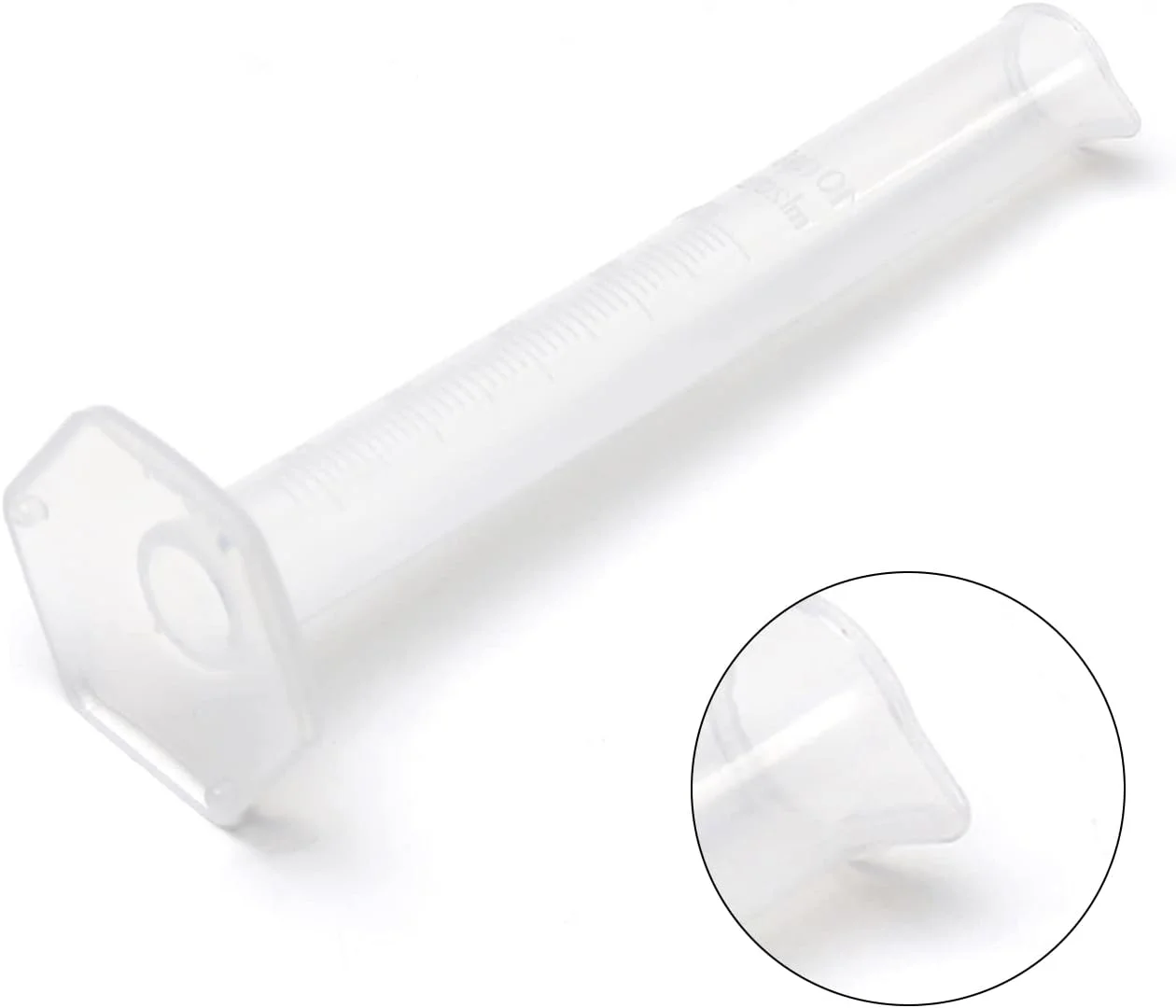 Othmro استوانه مدرج 10 میلی لیتری تجهیزات آزمایشگاهی اندازه گیری مایعات 5 عددی