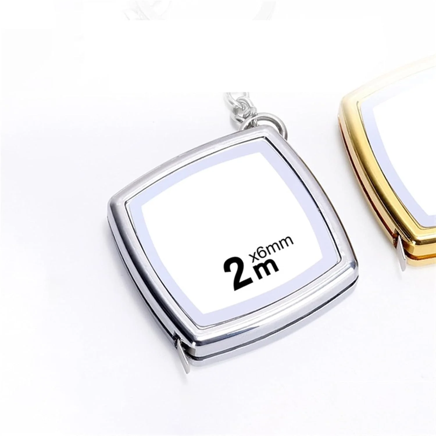متر نواری، متر نواری 2 متری اکستنسور ابزار ساختمانی جاکلیدی ابزار اندازه گیری چرخ، نقره ای متر نواری، متر نواری 2 متری اکستنسور ابزار ساختمانی جاکلیدی ابزار اندازه گیری چرخ، نقره ای
