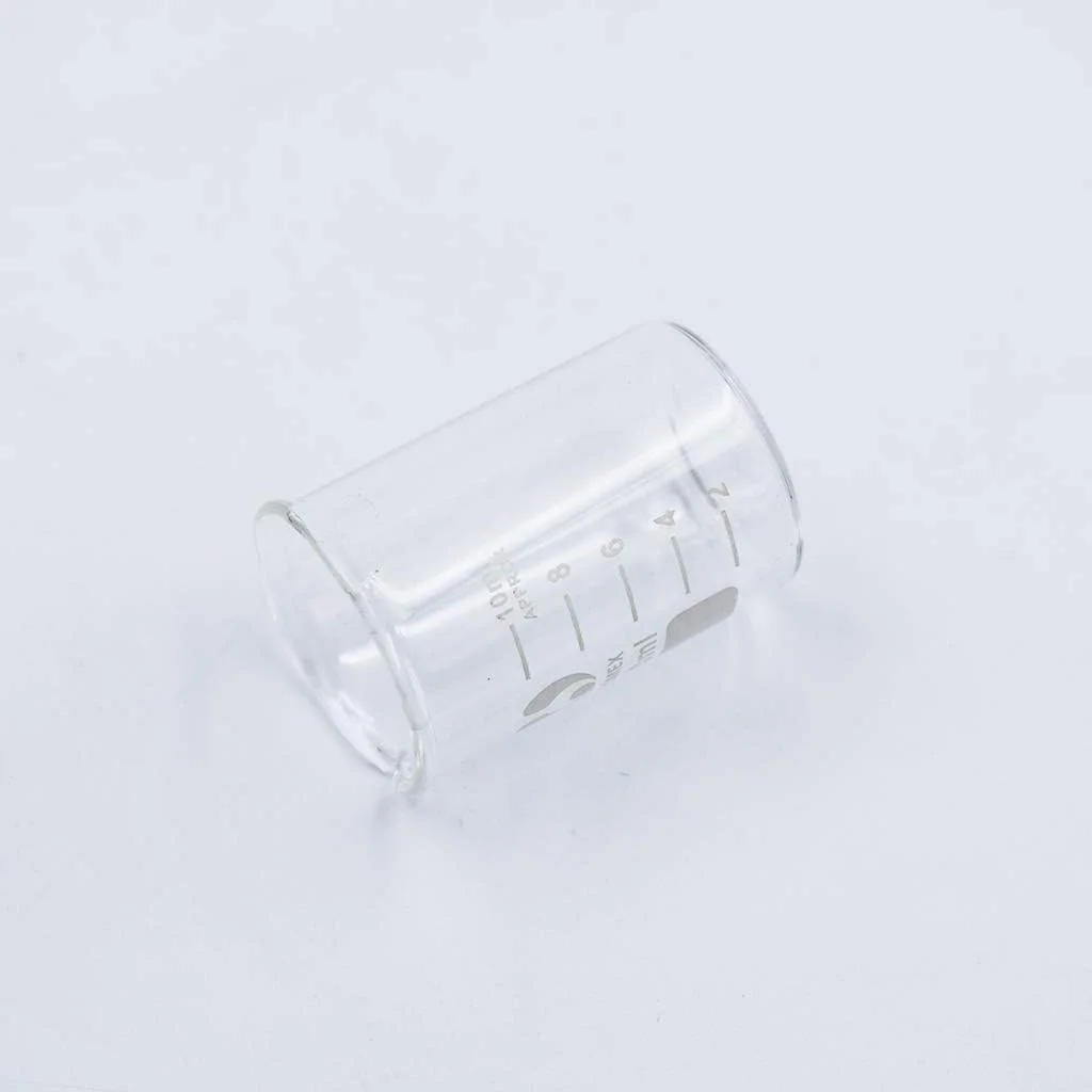ست لیوان اندازه گیری آزمایشگاهی 10 میلی لیتر - استوانه اندازه گیری شیشه ای شفاف با مقیاس برای آشپزخانه و آزمایش های شیمیایی ست لیوان اندازه گیری آزمایشگاهی 10 میلی لیتر - استوانه اندازه گیری شیشه ای شفاف با مقیاس برای آشپزخانه و آزمایش های شیمیایی