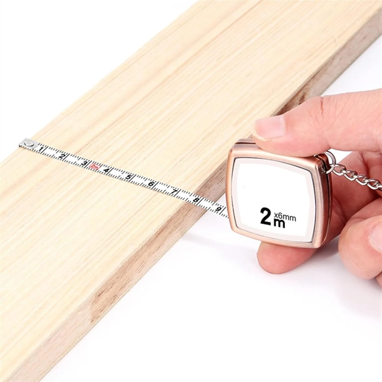 متر نواری، متر نواری 2 متری اکستنسور ابزار ساختمانی جاکلیدی ابزار اندازه گیری چرخ، نقره ای متر نواری، متر نواری 2 متری اکستنسور ابزار ساختمانی جاکلیدی ابزار اندازه گیری چرخ، نقره ای