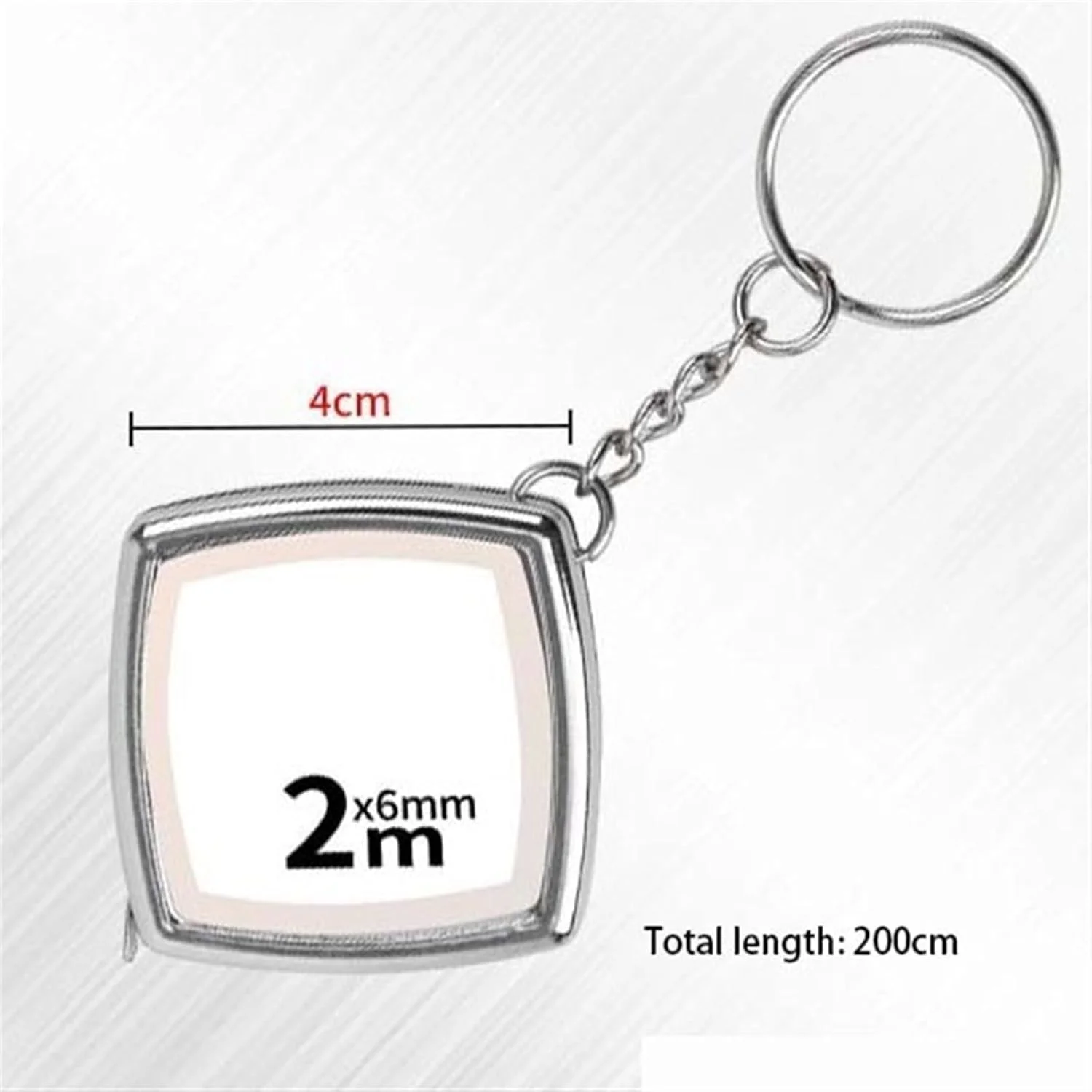 متر نواری، متر نواری 2 متری اکستنسور ابزار ساختمانی جاکلیدی ابزار اندازه گیری چرخ، نقره ای متر نواری، متر نواری 2 متری اکستنسور ابزار ساختمانی جاکلیدی ابزار اندازه گیری چرخ، نقره ای
