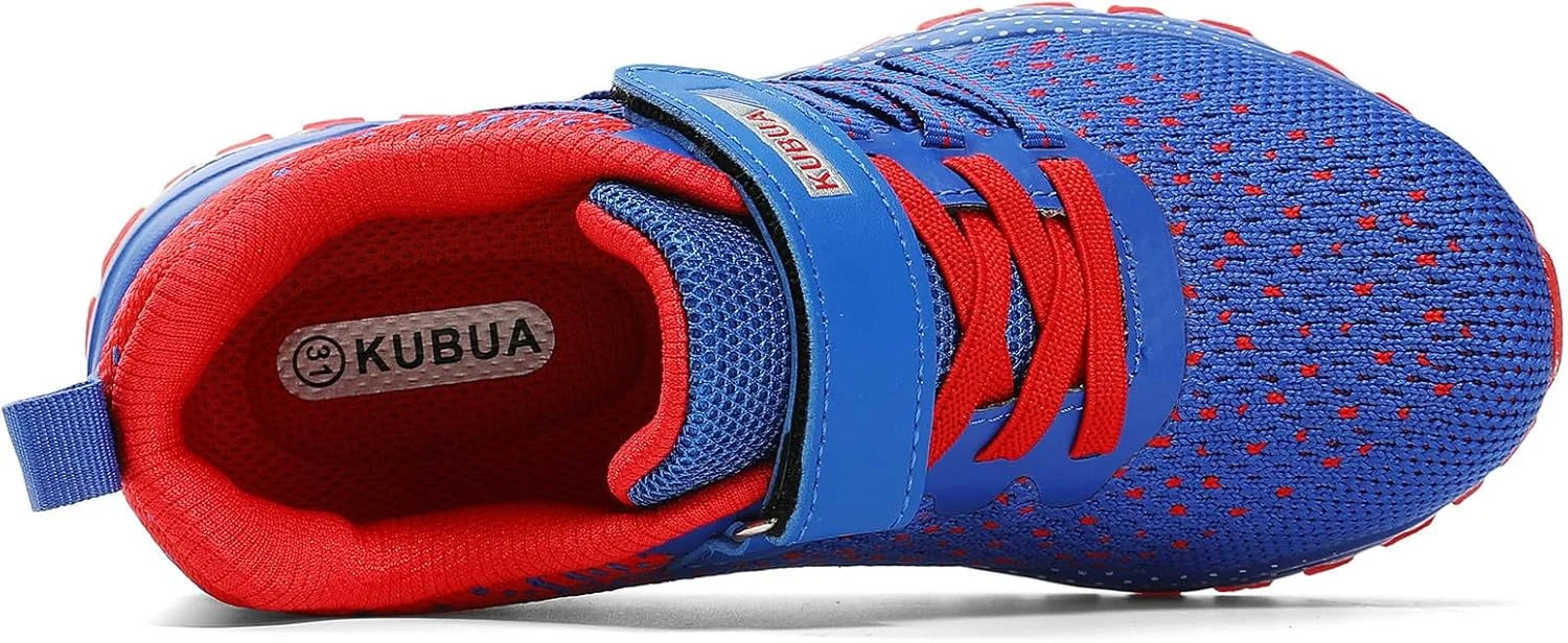 کفش های پابرهنه کودکان کوبوآ برای پسران و دختران، کفش های کتانی با زیره صفر، کفش های مینیمالیستی با پنجه پهن طبیعی برای کودکان نوپا، مناسب پیاده روی، تنیس، پیاده روی و دویدن در فضای باز، قرمز، سایز 2 بچه بزرگ