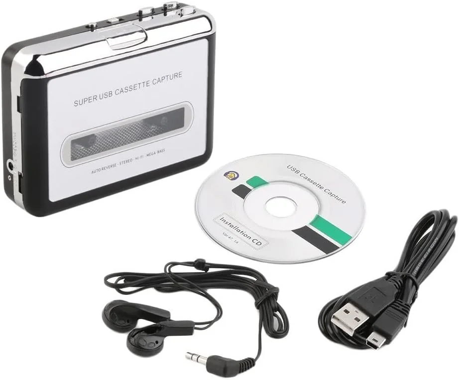 دستگاه پخش رادیو و ضبط کاست USB اسکیدو، تبدیل کننده نوار کاست USB به MP3، ضبط کننده نوار کاست