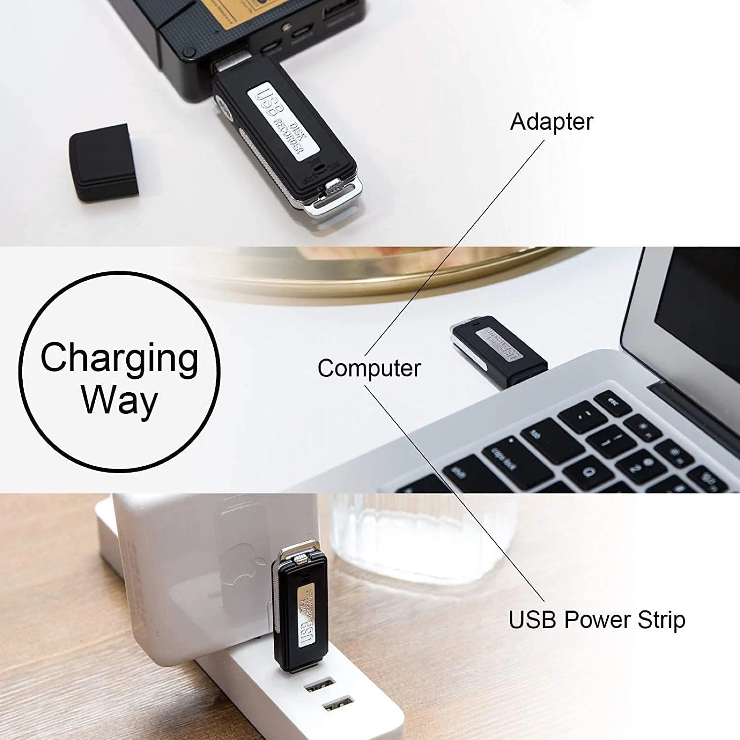 دستگاه ضبط صدای 8 گیگابایتی SKEIDO، ضبط کننده صدای مینی USB قابل شارژ، ضبط کننده فعال شده با صدا، دیکتافون با ظرفیت 150 ساعت دستگاه ضبط صدای 8 گیگابایتی SKEIDO، ضبط کننده صدای مینی USB قابل شارژ، ضبط کننده فعال شده با صدا، دیکتافون با ظرفیت 150 ساعت