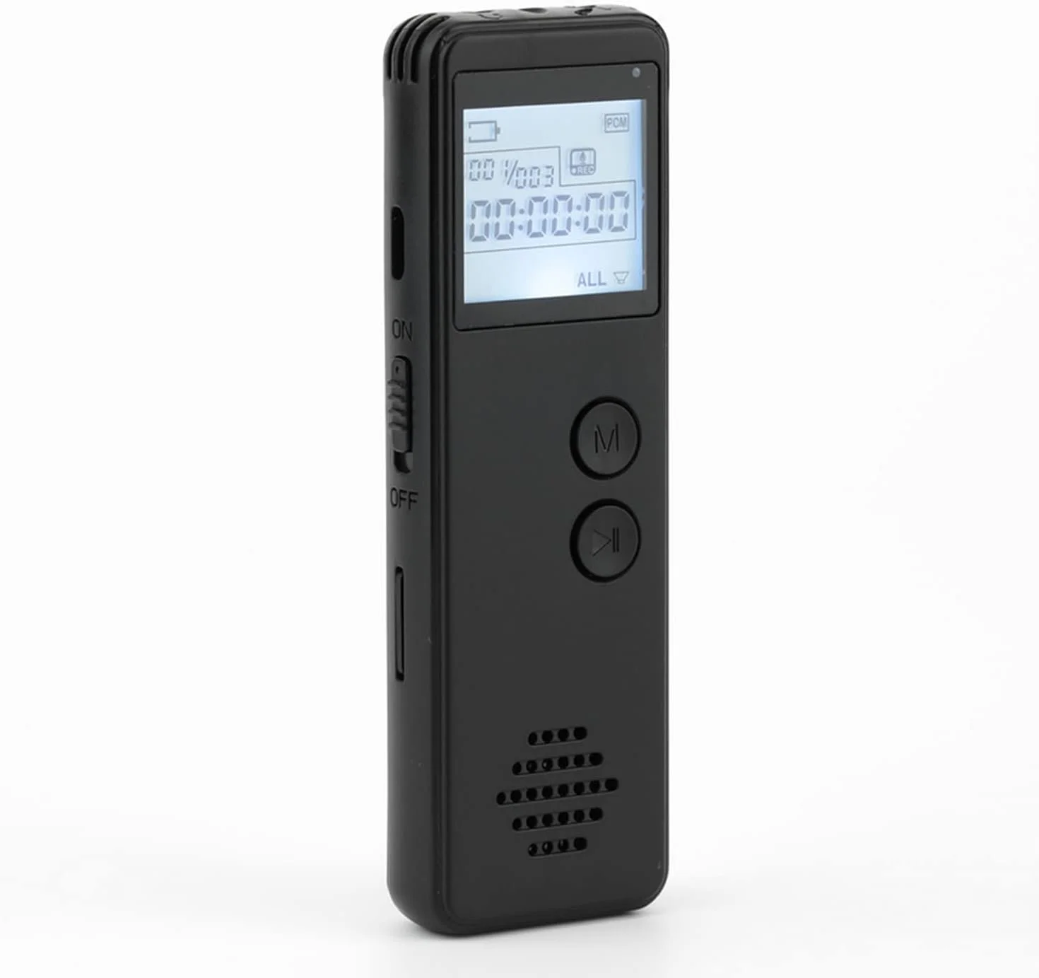 دستگاه ضبط صدای دیجیتال SKEIDO، ضبط کننده صدای MP3 از راه دور، کاهش نویز، ضبط صدا با یک کلید، پخش کننده MP3 WAV، 128 کیلوبیت بر ثانیه - SK-299