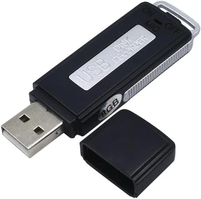 ضبط کننده صدای USB قابل شارژ حرفه ای کوچک 8 گیگابایتی SKEIDO SK-868، ضبط کننده صدا، دیکتافون صوتی Gravador De Voz