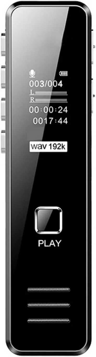 ضبط کننده صدای دیجیتال SKEIDO با بلندگو، 8 گیگابایت، USB قابل شارژ، پخش صدا، پخش کننده MP3، کاهش نویز، ضبط از راه دور