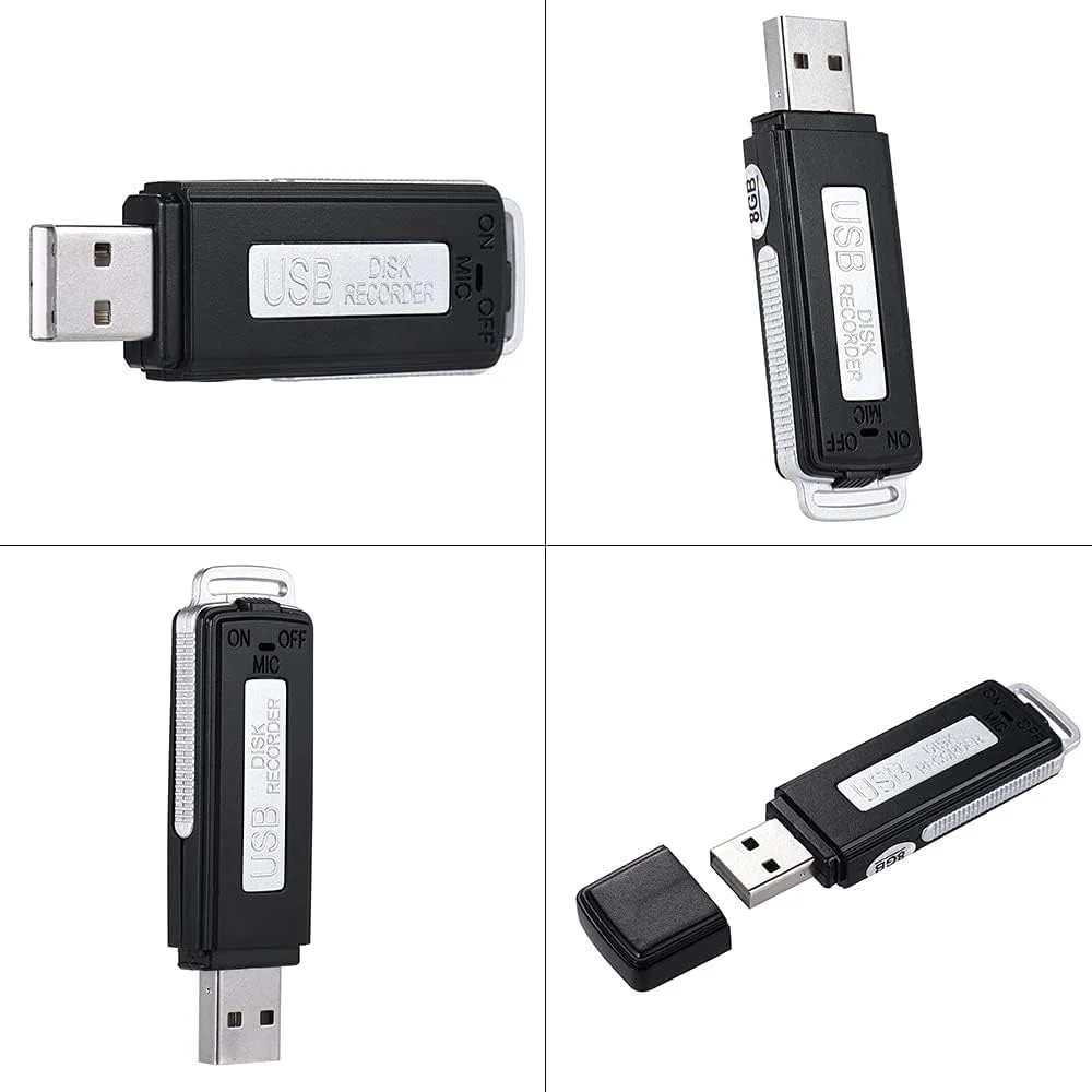ضبط کننده صدای USB قابل شارژ حرفه ای کوچک 8 گیگابایتی SKEIDO SK-868، ضبط کننده صدا، دیکتافون صوتی Gravador De Voz
