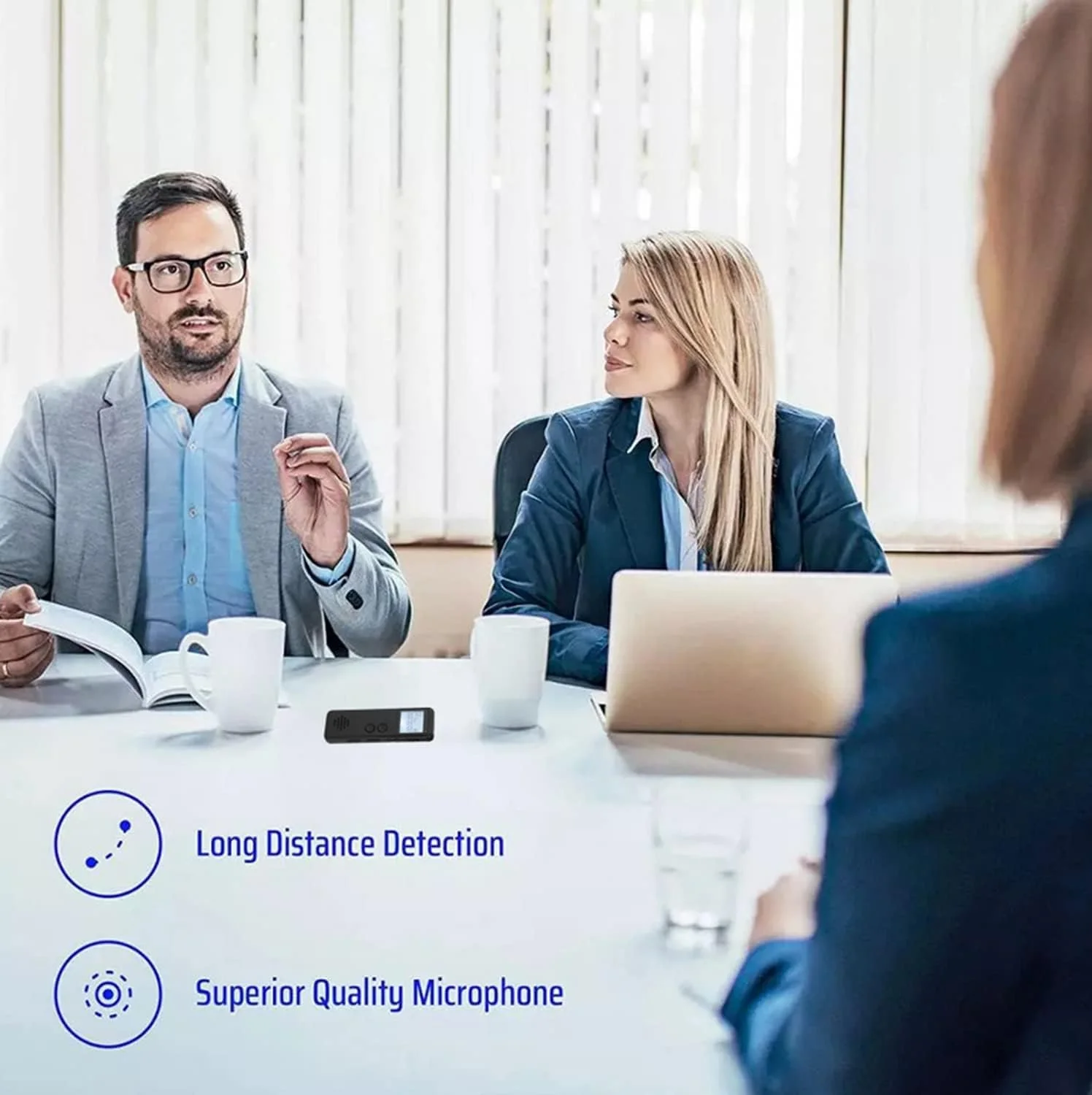 دستگاه ضبط صدای دیجیتال SKEIDO، ضبط کننده صدای MP3 از راه دور، کاهش نویز، ضبط صدا با یک کلید، پخش کننده MP3 WAV، 128 کیلوبیت بر ثانیه - SK-299 دستگاه ضبط صدای دیجیتال SKEIDO، ضبط کننده صدای MP3 از راه دور، کاهش نویز، ضبط صدا با یک کلید، پخش کننده MP3 WAV، 128 کیلوبیت بر ثانیه - SK-299