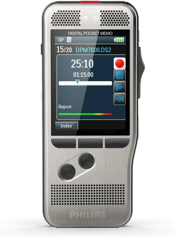 دستگاه ضبط صدای PHILIPS DICTAPHONE POCKET MEMO DPM7700/02