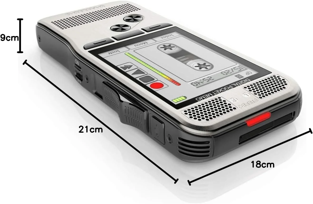 دستگاه ضبط صدای PHILIPS DICTAPHONE POCKET MEMO DPM7700/02
