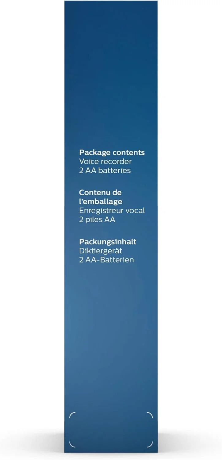 دستگاه ضبط صدا فیلیپس LFH0388 با نوار کاست کوچک آنالوگ، شامل 30 عدد نوار کاست کوچک و بند دستی - رنگ ذغالی