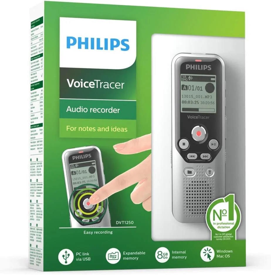 ضبط کننده صدای PHILIPS Northamber PLC مدل DVT 1250