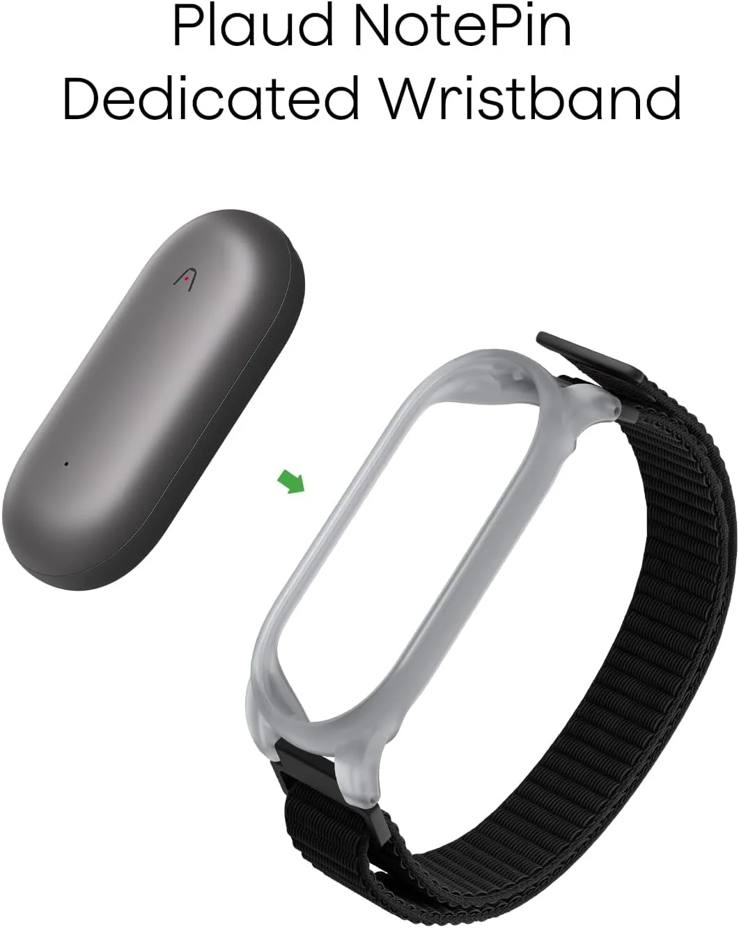مچ بند Plaud NotePin، بند پوشیدنی قابل تنظیم برای ضبط کننده صدای هوش مصنوعی NotePin، بند نایلونی تنفسی با بست قلاب و حلقه، مناسب برای مچ دست 7.3-9.3 اینچ، لوازم جانبی ضبط کننده صدای هوش مصنوعی NotePin مچ بند Plaud NotePin، بند پوشیدنی قابل تنظیم برای ضبط کننده صدای هوش مصنوعی NotePin، بند نایلونی تنفسی با بست قلاب و حلقه، مناسب برای مچ دست 7.3-9.3 اینچ، لوازم جانبی ضبط کننده صدای هوش مصنوعی NotePin