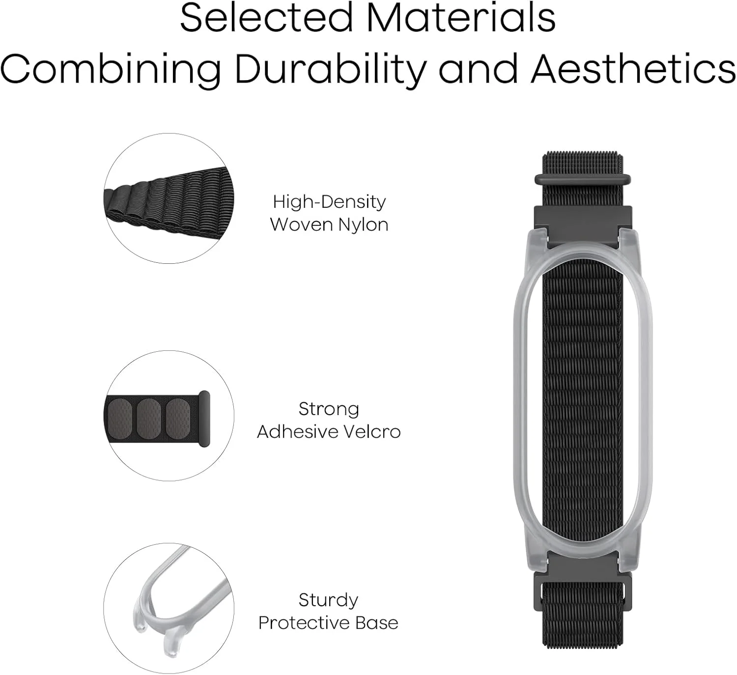 مچ بند Plaud NotePin، بند پوشیدنی قابل تنظیم برای ضبط کننده صدای هوش مصنوعی NotePin، بند نایلونی تنفسی با بست قلاب و حلقه، مناسب برای مچ دست 7.3-9.3 اینچ، لوازم جانبی ضبط کننده صدای هوش مصنوعی NotePin مچ بند Plaud NotePin، بند پوشیدنی قابل تنظیم برای ضبط کننده صدای هوش مصنوعی NotePin، بند نایلونی تنفسی با بست قلاب و حلقه، مناسب برای مچ دست 7.3-9.3 اینچ، لوازم جانبی ضبط کننده صدای هوش مصنوعی NotePin