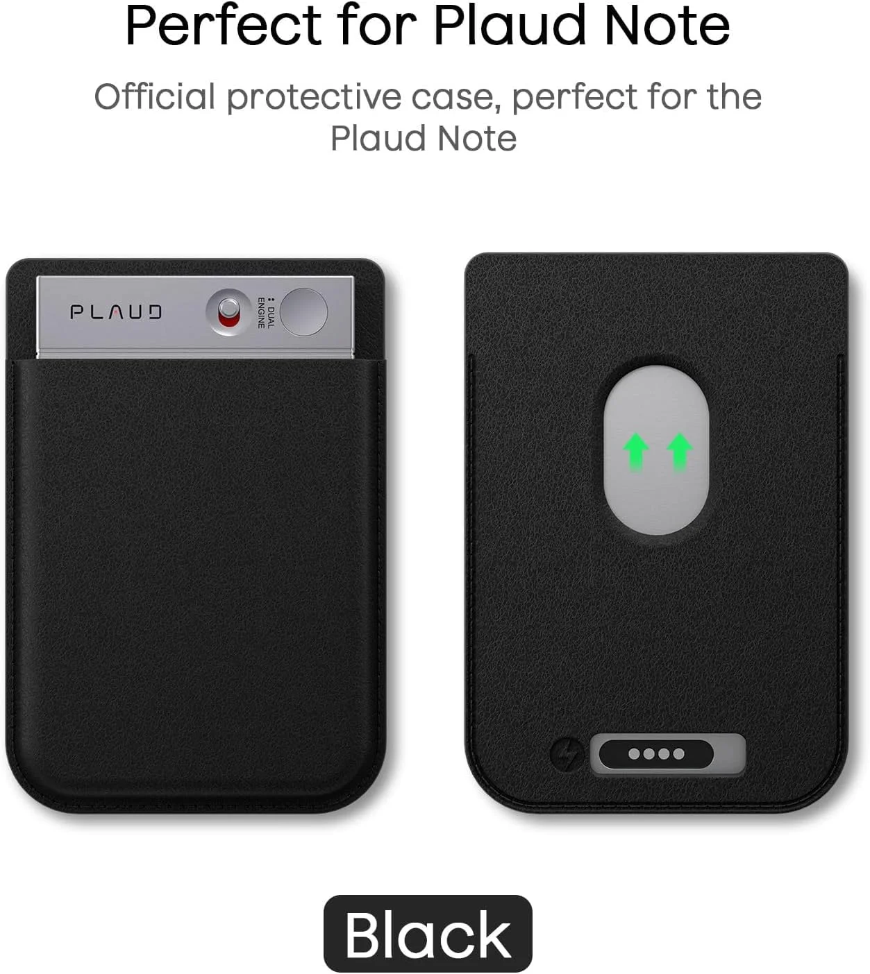 کیف حمل ضبط کننده صدای PLAUD، مشکی، مناسب برای همه