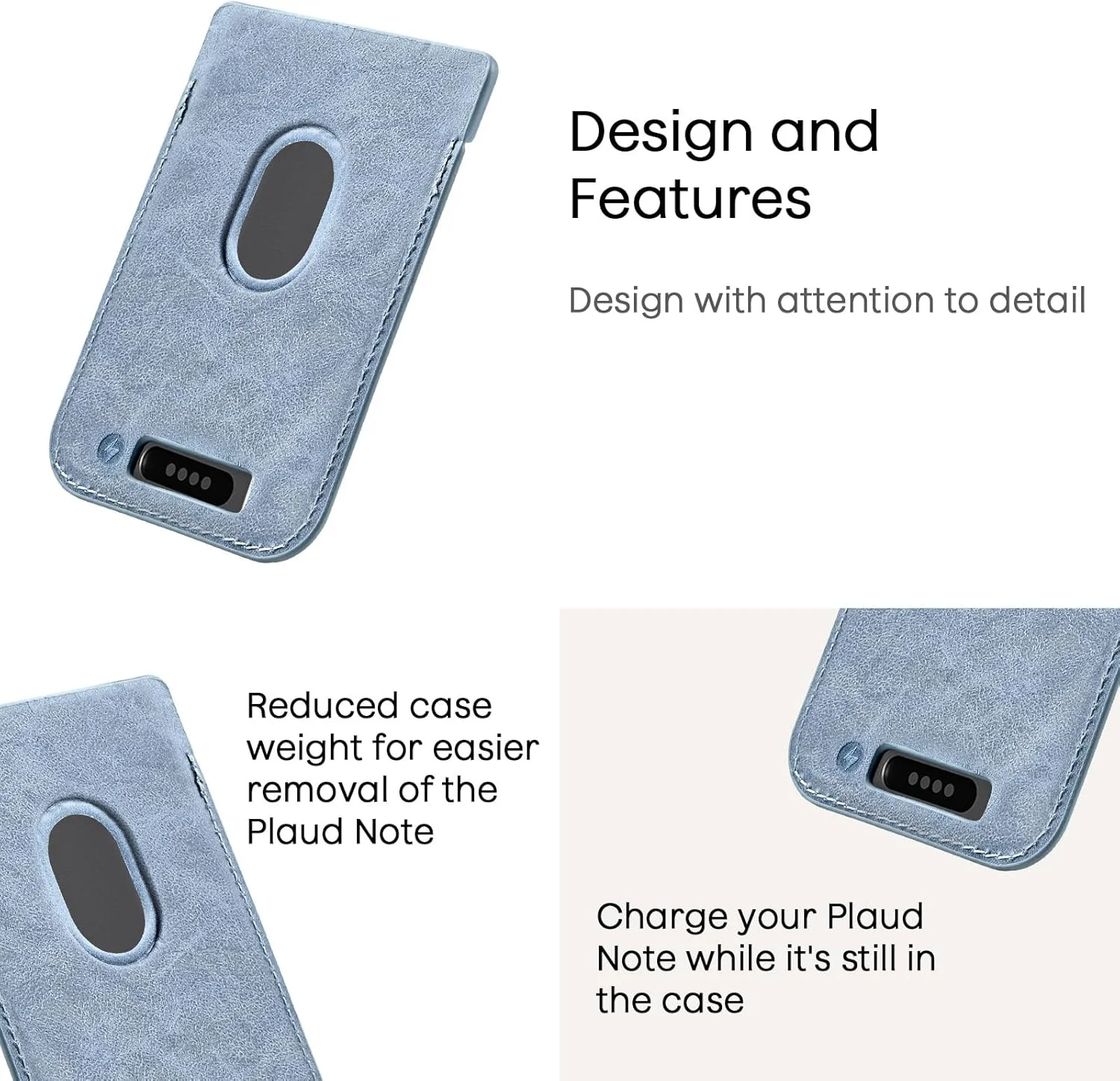 کیف محافظ مغناطیسی ضبط کننده صدا PLAUD مدل Note سازگار با ضبط کننده هوش مصنوعی Note، کیف محافظ قابل حمل آبی کیف محافظ مغناطیسی ضبط کننده صدا PLAUD مدل Note سازگار با ضبط کننده هوش مصنوعی Note، کیف محافظ قابل حمل آبی