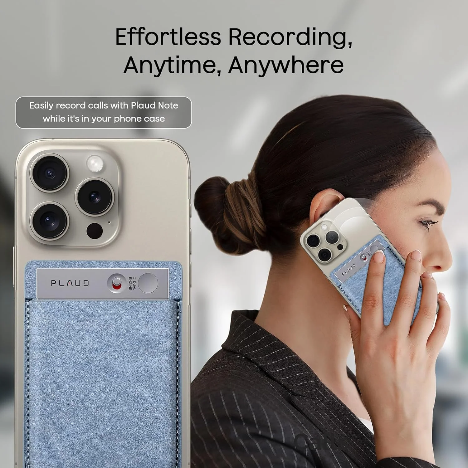 کیف محافظ مغناطیسی ضبط کننده صدا PLAUD مدل Note سازگار با ضبط کننده هوش مصنوعی Note، کیف محافظ قابل حمل آبی کیف محافظ مغناطیسی ضبط کننده صدا PLAUD مدل Note سازگار با ضبط کننده هوش مصنوعی Note، کیف محافظ قابل حمل آبی