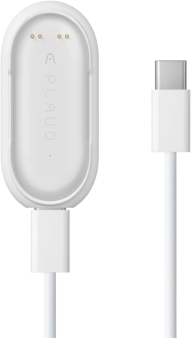 پایه شارژ مغناطیسی PLAUD NotePin، پایه شارژر مغناطیسی با پایه ضد لغزش و کابل بافته شده USB-C، لوازم جانبی جایگزین شارژ سریع 2 ساعته برای ضبط کننده صدای هوش مصنوعی NotePin