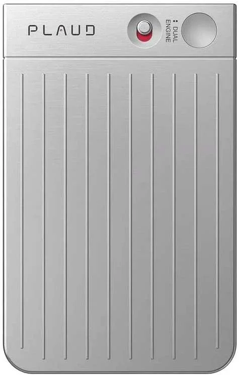 ضبط کننده صدای هوش مصنوعی Plaud Note، نقره ای