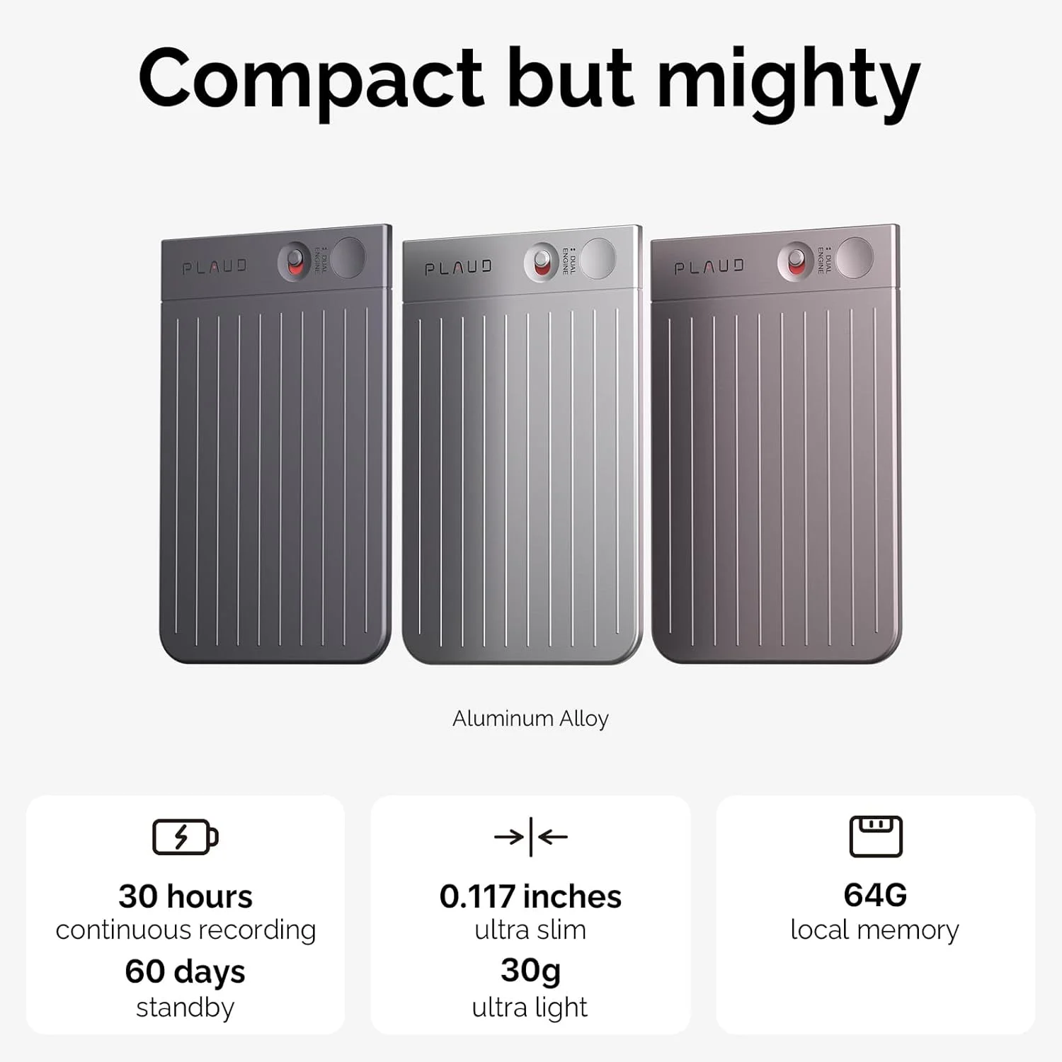 دستگاه ضبط صدای هوش مصنوعی Plaud Note مشکی با کیف مشکی، کنترل برنامه، رونویسی و خلاصه سازی با فناوری هوش مصنوعی، پشتیبانی از 112 زبان، حافظه 64 گیگابایتی، ضبط کننده صدا برای سخنرانی ها، جلسات، تماس ها دستگاه ضبط صدای هوش مصنوعی Plaud Note مشکی با کیف مشکی، کنترل برنامه، رونویسی و خلاصه سازی با فناوری هوش مصنوعی، پشتیبانی از 112 زبان، حافظه 64 گیگابایتی، ضبط کننده صدا برای سخنرانی ها، جلسات، تماس ها