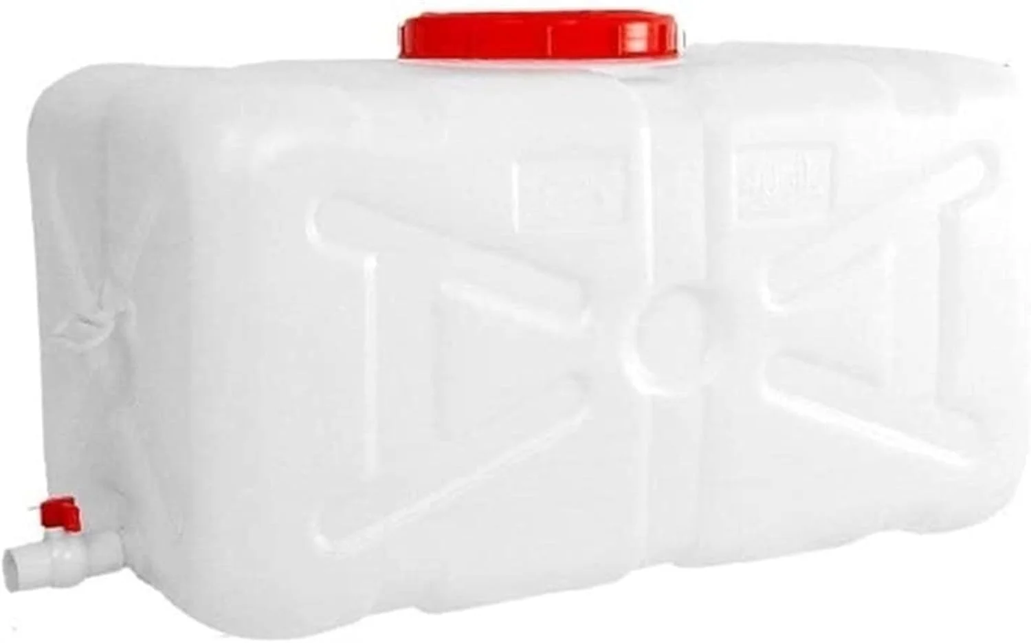 مخزن آب مسافرتی فضای باز JIESOO 100L/200L، مخازن ذخیره آب خانگی، مخازن آب پلاستیکی چند منظوره، ذخیره آب برای کمپینگ و پیاده روی (110 لیتر)
