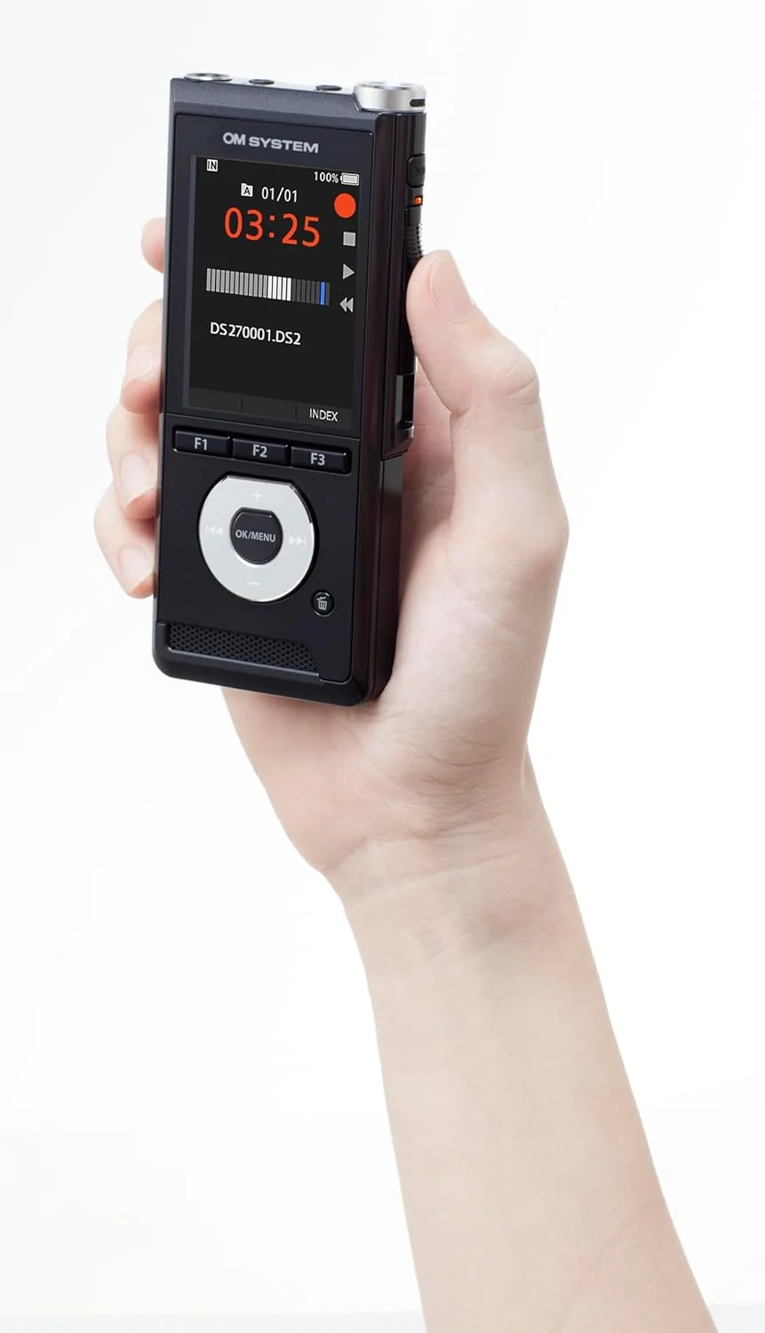 دستگاه ضبط صدای دیجیتال OM SYSTEM DS-2700 (نرم افزار دیکته ODMS R8 برای کامپیوتر ویندوز) دستگاه ضبط صدای دیجیتال OM SYSTEM DS-2700 (نرم افزار دیکته ODMS R8 برای کامپیوتر ویندوز)