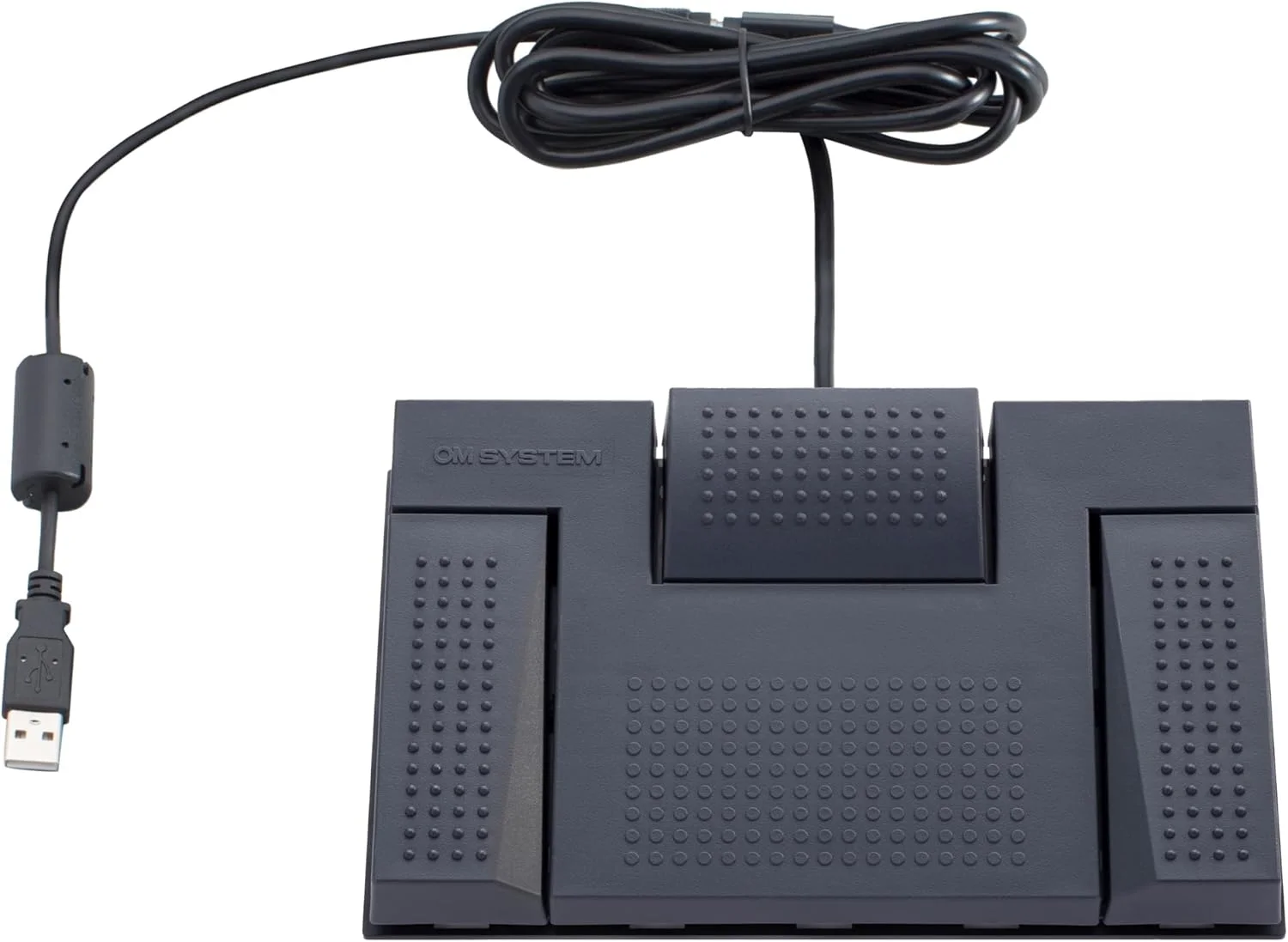 کیت رونویسی صوتی OM SYSTEM AS-2700 (پدال پایی USB، هدفون استریو برای تایپیست ها، نرم افزار رونویسی ODMS R8 برای کامپیوتر ویندوزی)