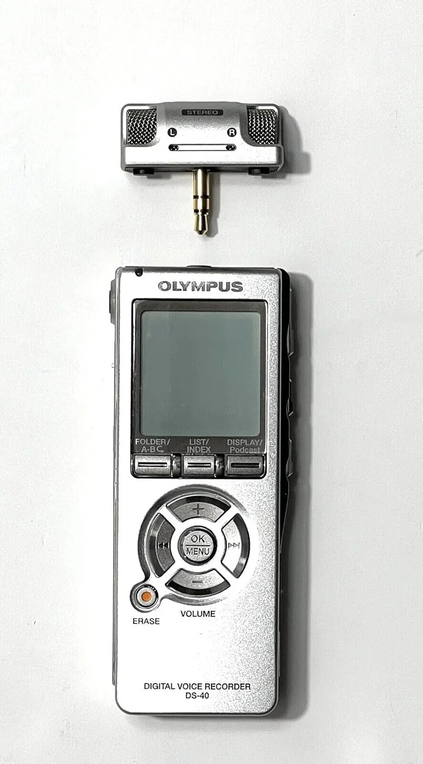 ضبط کننده صدای دیجیتال Olympus DS-40 با پخش MP3/WMA و حافظه 512 مگابایت