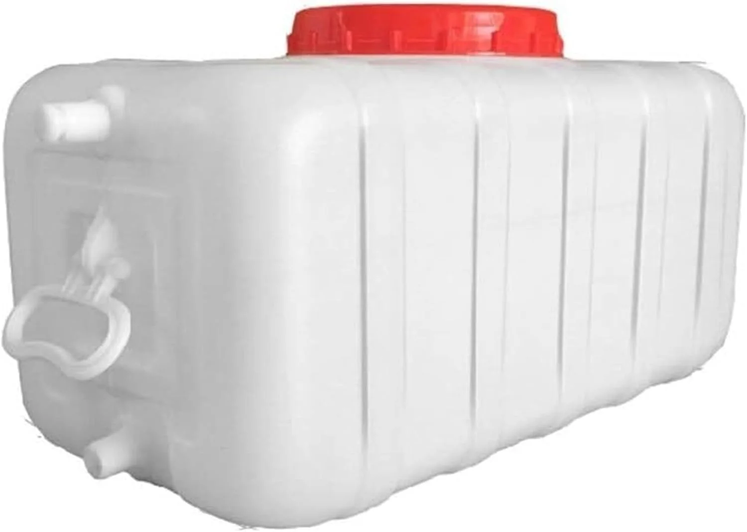 مخزن آب ذخیره سازی آب در فضای باز JIESOO 25L/50L/100L/150L/200L، مخزن آب برای کمپینگ و پیاده روی برای آب سرد - مخزن ذخیره سازی آب چند منظوره کمپینگ (25 لیتر)