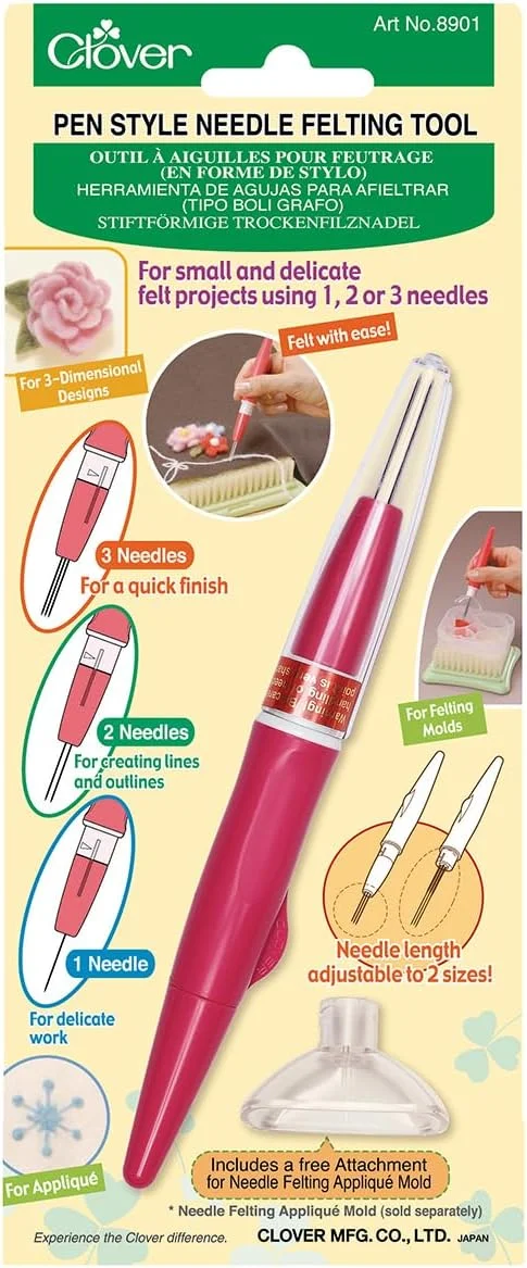 ابزار نمد دوزی سوزنی Clover مدل PEN STYLE ابزار نمد دوزی سوزنی Clover مدل PEN STYLE