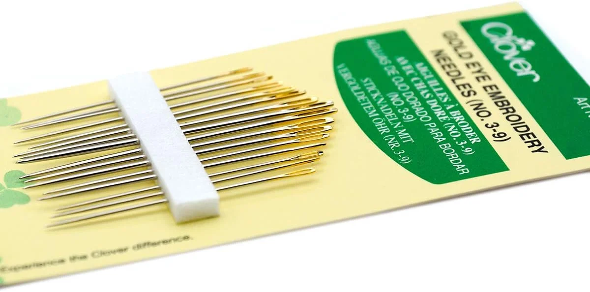 سوزن های گلدوزی چشم طلایی Clover سایز 3/9 بسته 16 عددی، 235، هر کدام