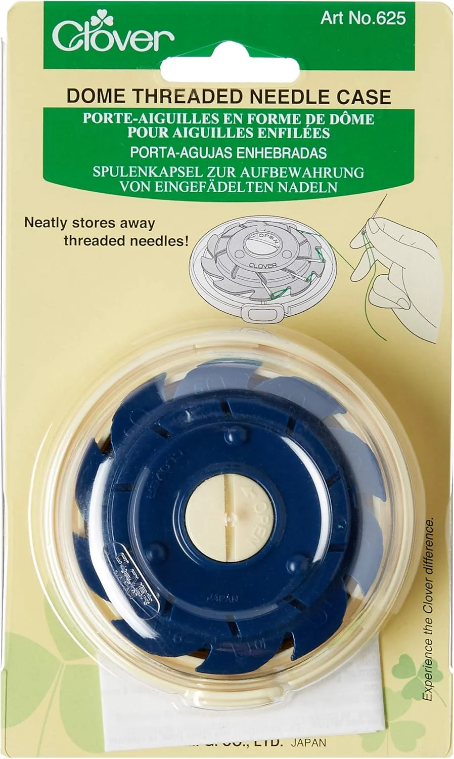 جعبه سوزن نخ دار گنبدی Clover 625 جعبه سوزن نخ دار گنبدی Clover 625